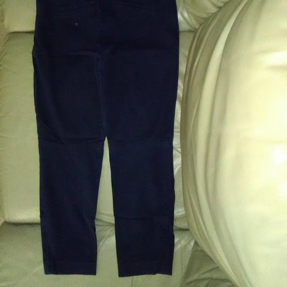 J Crew Minnie Stretch Low Rise Flat Front Cropped Ankle Pants Size 4 EUC! - Picture 7 of 7